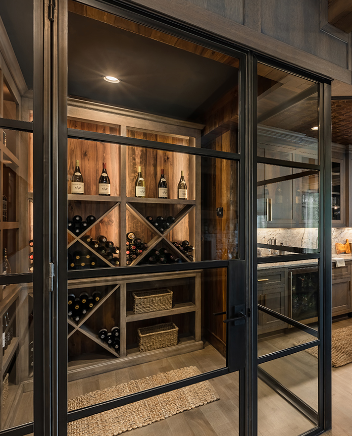 Steel & Glass Wine Cellar