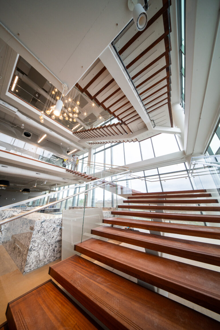 Custom staircase from one of Heirloom's top projects of 2024